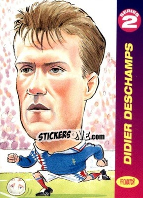 Sticker Didier Deschamps - 1997 Series 2 n. EUR63 - Promatch