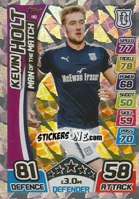 Cromo Kevin Holt - SPFL 2017-2018. Match Attax - Topps