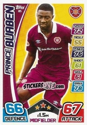 Cromo Prince Buaben - SPFL 2017-2018. Match Attax - Topps