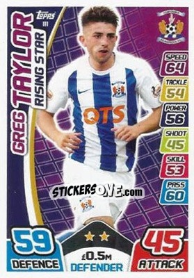 Figurina Greg Taylor - SPFL 2017-2018. Match Attax - Topps