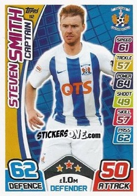 Sticker Steven Smith - SPFL 2017-2018. Match Attax n. 112 - Topps