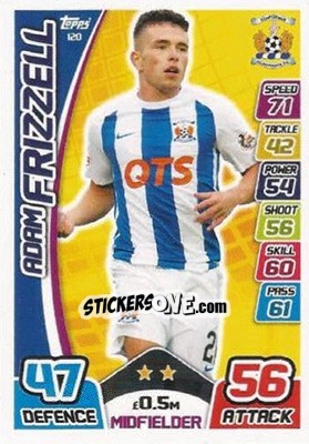 Sticker Adam Frizzell - SPFL 2017-2018. Match Attax n. 120 - Topps
