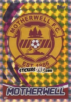 Sticker Club Badge - SPFL 2017-2018. Match Attax n. 127 - Topps