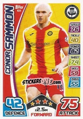 Sticker Conor Sammon - SPFL 2017-2018. Match Attax n. 159 - Topps