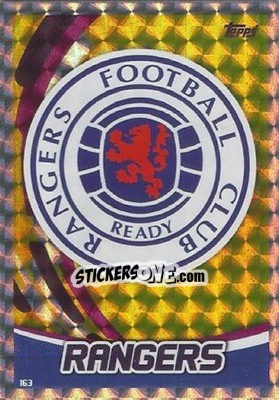 Sticker Club Badge - SPFL 2017-2018. Match Attax n. 163 - Topps