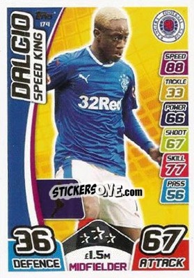 Sticker Dálcio - SPFL 2017-2018. Match Attax n. 174 - Topps