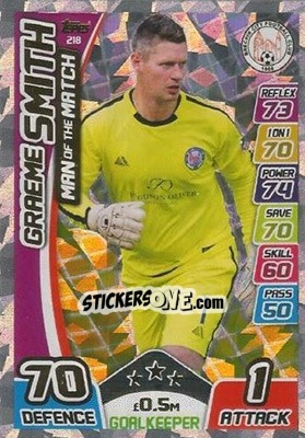 Cromo Graeme Smith - SPFL 2017-2018. Match Attax - Topps