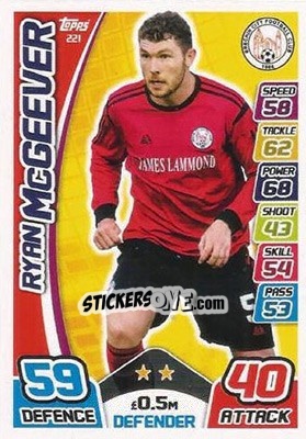 Cromo Ryan McGeever - SPFL 2017-2018. Match Attax - Topps