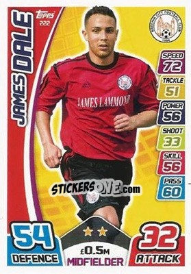 Cromo James Dale - SPFL 2017-2018. Match Attax - Topps