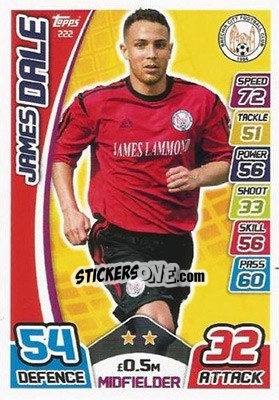 Figurina James Dale - SPFL 2017-2018. Match Attax - Topps