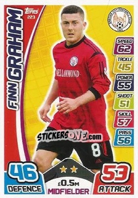 Sticker Finn Graham - SPFL 2017-2018. Match Attax - Topps