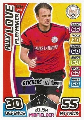 Cromo Ally Love - SPFL 2017-2018. Match Attax - Topps