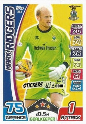Cromo Mark Rodgers - SPFL 2017-2018. Match Attax - Topps