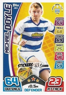 Sticker Michael Doyle - SPFL 2017-2018. Match Attax n. 283 - Topps