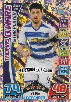 Cromo Thomas O'Ware - SPFL 2017-2018. Match Attax - Topps