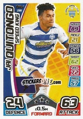 Figurina Jai Quitongo - SPFL 2017-2018. Match Attax - Topps