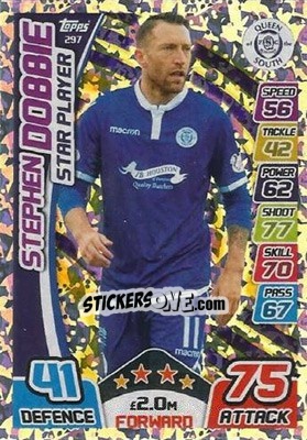 Sticker Stephen Dobbie - SPFL 2017-2018. Match Attax n. 297 - Topps