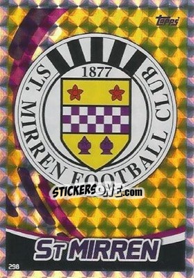 Sticker Club Badge - SPFL 2017-2018. Match Attax n. 298 - Topps