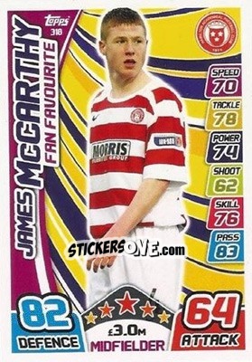 Sticker James McCarthy - SPFL 2017-2018. Match Attax n. 318 - Topps