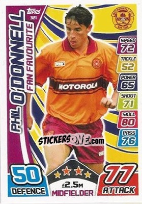 Cromo Phil D'Donnell - SPFL 2017-2018. Match Attax - Topps