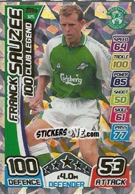 Sticker Franck Sauzee - SPFL 2017-2018. Match Attax n. 325 - Topps