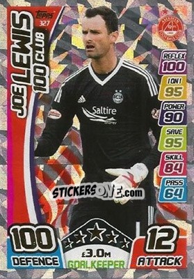 Sticker Joe Lewis - SPFL 2017-2018. Match Attax n. 327 - Topps