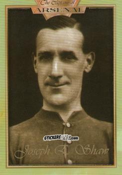 Sticker Joseph E Shaw 1907 - The Captains Of Arsenal n. 9 - Futera