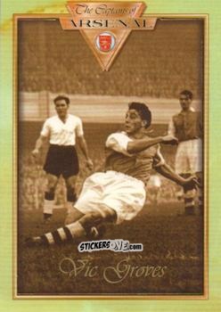 Figurina Vic Groves 1955 - The Captains Of Arsenal n. 28 - Futera