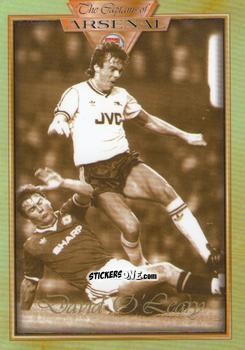 Sticker David O'Leary 1973 - The Captains Of Arsenal n. 35 - Futera