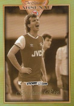 Cromo Graham Rix 1974 - The Captains Of Arsenal n. 36 - Futera