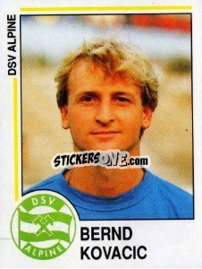 Sticker Bernd Kovacic - Österreichische Fußball-Bundesliga 1990-1991 - Panini