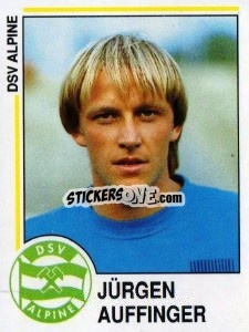 Cromo Jurgen Auffinger - Österreichische Fußball-Bundesliga 1990-1991 - Panini