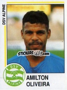 Sticker Amilton Oliveira - Österreichische Fußball-Bundesliga 1990-1991 - Panini
