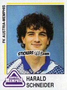 Sticker Harald Schneider - Österreichische Fußball-Bundesliga 1990-1991 - Panini