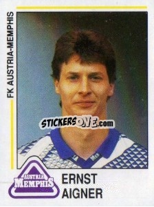 Sticker Ernst Aigner - Österreichische Fußball-Bundesliga 1990-1991 - Panini