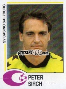 Sticker Peter Sirch - Österreichische Fußball-Bundesliga 1990-1991 n. 58 - Panini