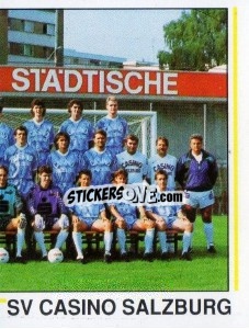 Sticker Mannschaft (puzzle 2) - Österreichische Fußball-Bundesliga 1990-1991 - Panini