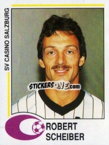 Sticker Robert Scheiber - Österreichische Fußball-Bundesliga 1990-1991 n. 65 - Panini