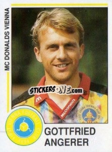 Cromo Gottfried Angerer - Österreichische Fußball-Bundesliga 1990-1991 - Panini