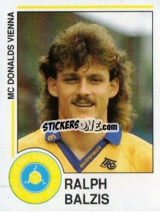 Sticker Ralph Balzis - Österreichische Fußball-Bundesliga 1990-1991 - Panini