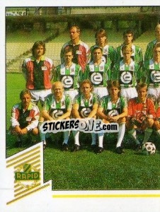 Sticker Mannschaft (puzzle 1) - Österreichische Fußball-Bundesliga 1990-1991 - Panini