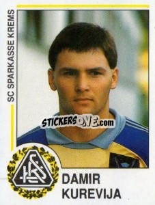 Sticker Damir Kurevija - Österreichische Fußball-Bundesliga 1990-1991 - Panini