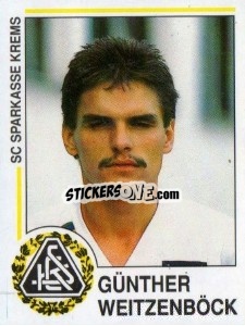 Cromo Gunther Weitzenbock - Österreichische Fußball-Bundesliga 1990-1991 - Panini