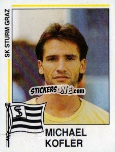 Sticker Michael Kofler - Österreichische Fußball-Bundesliga 1990-1991 - Panini