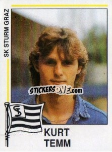 Sticker Kurt Temm - Österreichische Fußball-Bundesliga 1990-1991 - Panini
