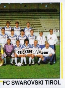 Sticker Mannschaft (puzzle 2) - Österreichische Fußball-Bundesliga 1990-1991 n. 168 - Panini