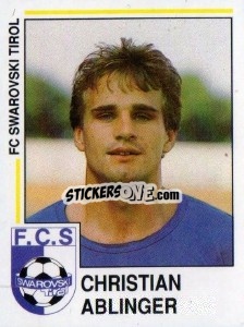 Figurina Christian Ablinger - Österreichische Fußball-Bundesliga 1990-1991 - Panini