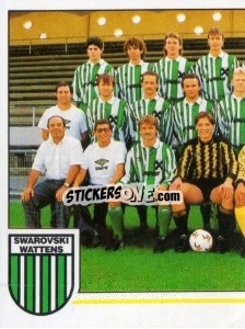 Cromo Mannschaft (puzzle 1) - Österreichische Fußball-Bundesliga 1990-1991 - Panini