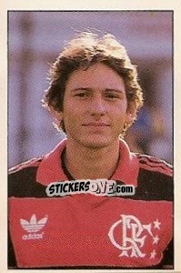 Cromo Leandro - Campeonato Brasileiro 1989 n. 30 - Abril