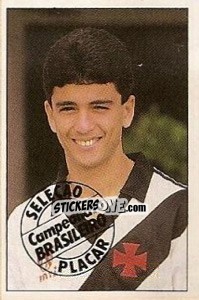 Cromo Bebeto - Campeonato Brasileiro 1989 - Abril